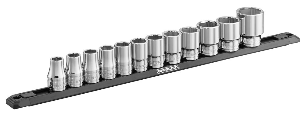 1/4’’ OGV® GRIP 6-point socket set - 38 tools 1/4’’ OGV® GRIP 6-point socket set - 38 tools